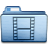 Blue Movies Icon 48x48 png